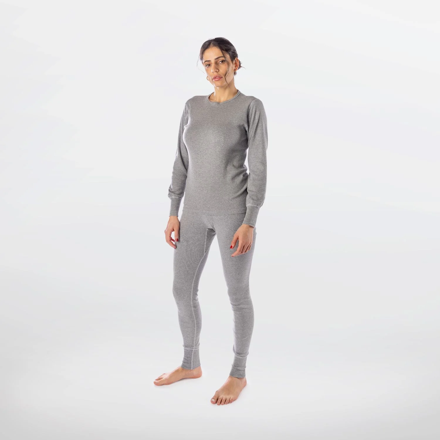 Women's Chill Chasers Cotton Rib Base Layer Top - Image 3