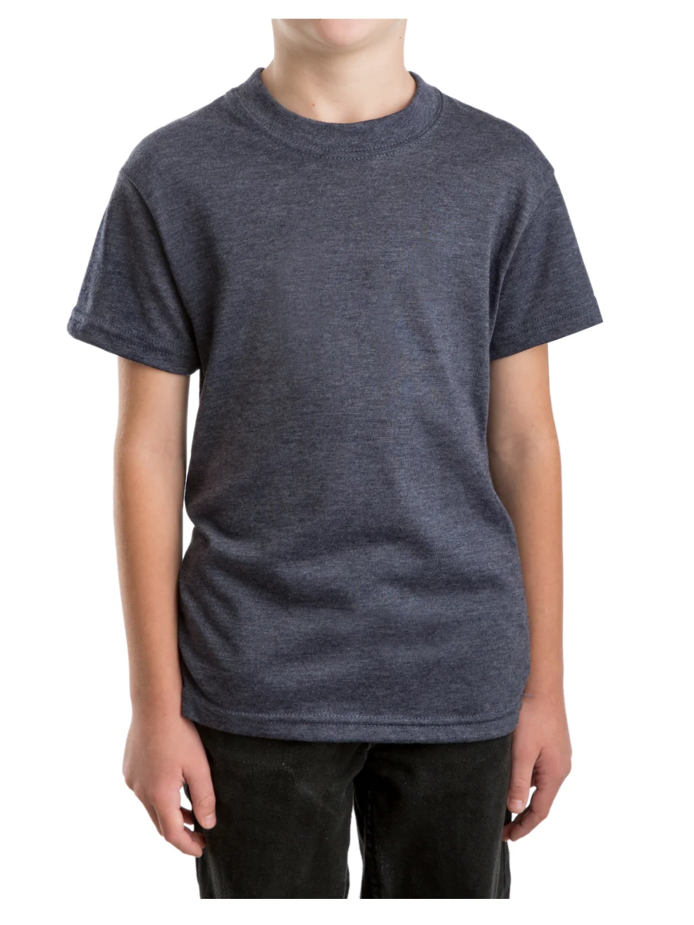 Youth Basic Short Sleeve Crew T-shirt - Image 3