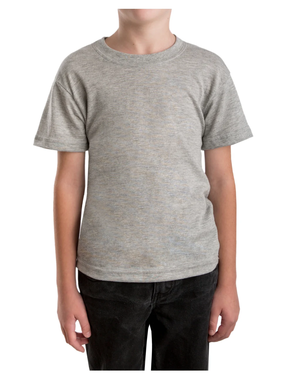 Youth Basic Short Sleeve Crew T-shirt - Image 4