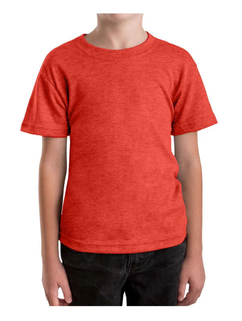Youth Basic Short Sleeve Crew T-shirt - Image 5