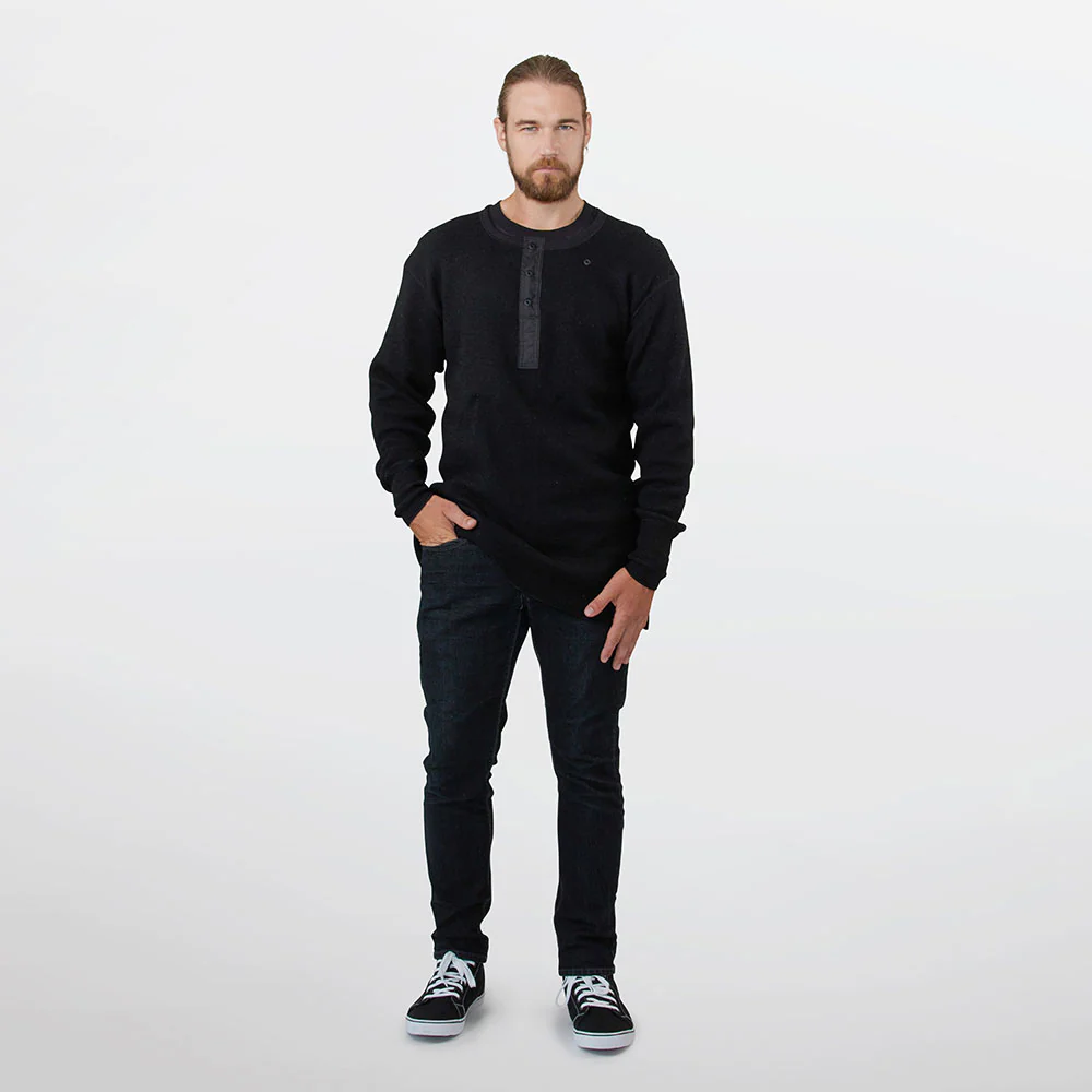 Heritage Heavy Weight Wool Henley - Image 15