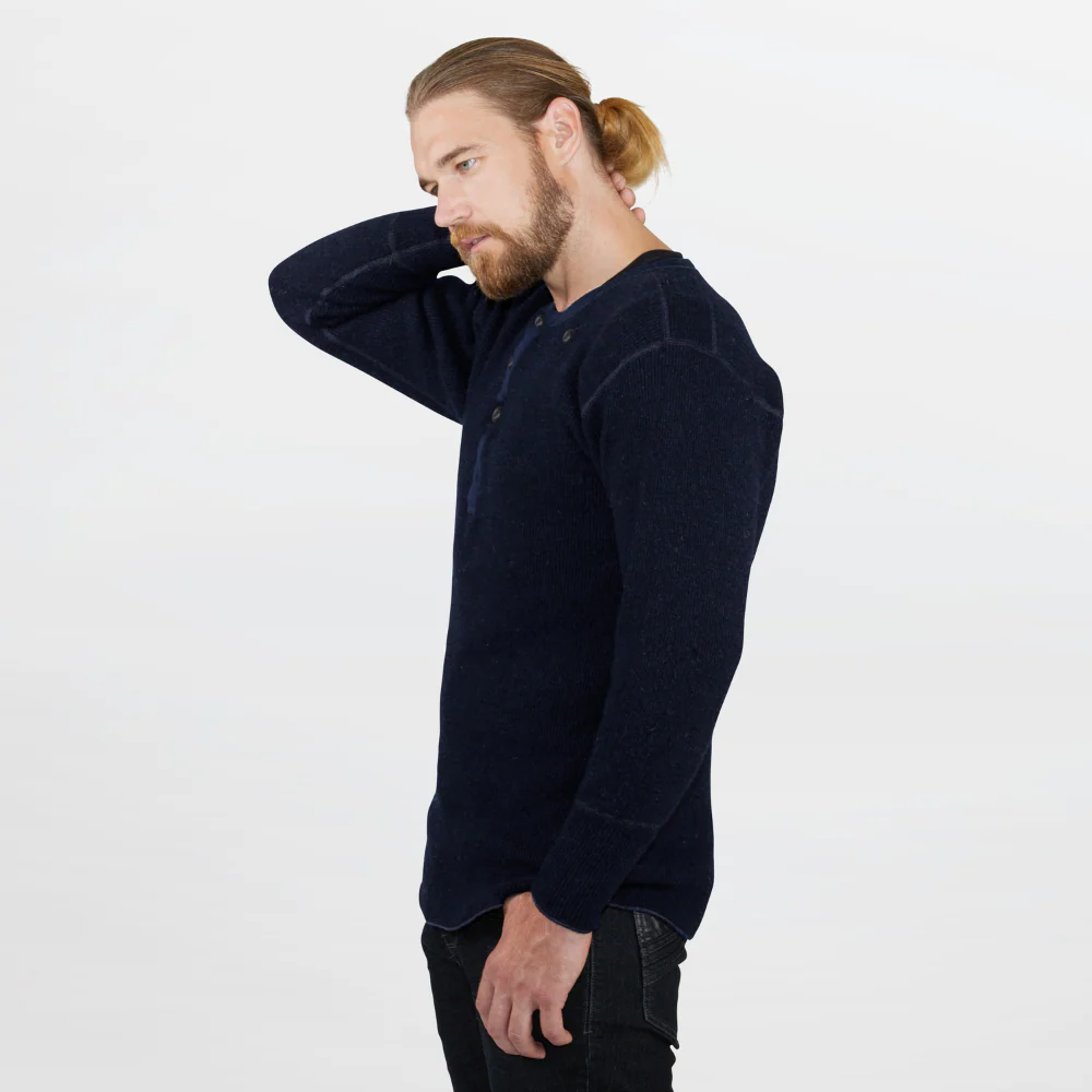 Heritage Heavy Weight Wool Henley - Image 17