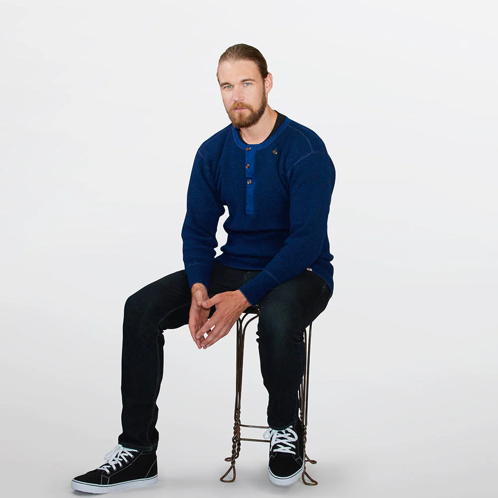 Heritage Heavy Weight Wool Henley - Image 23