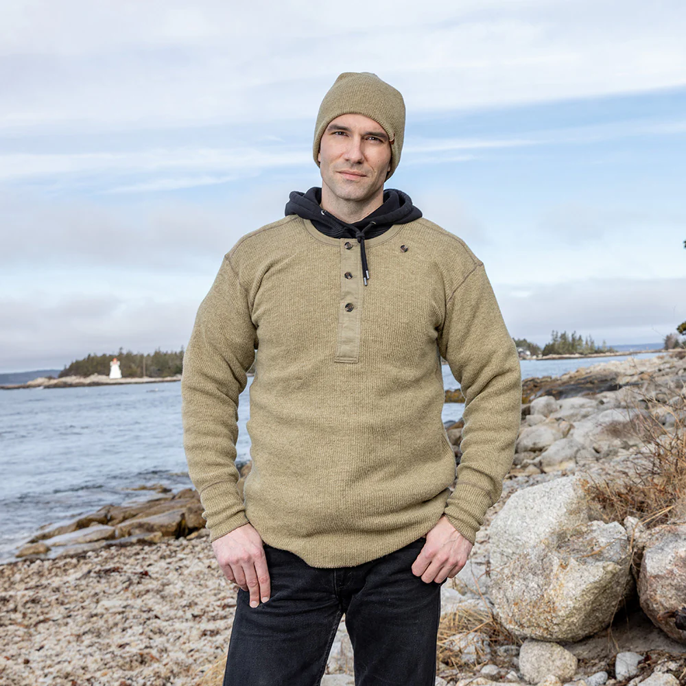 Heritage Heavy Weight Wool Henley - Image 28