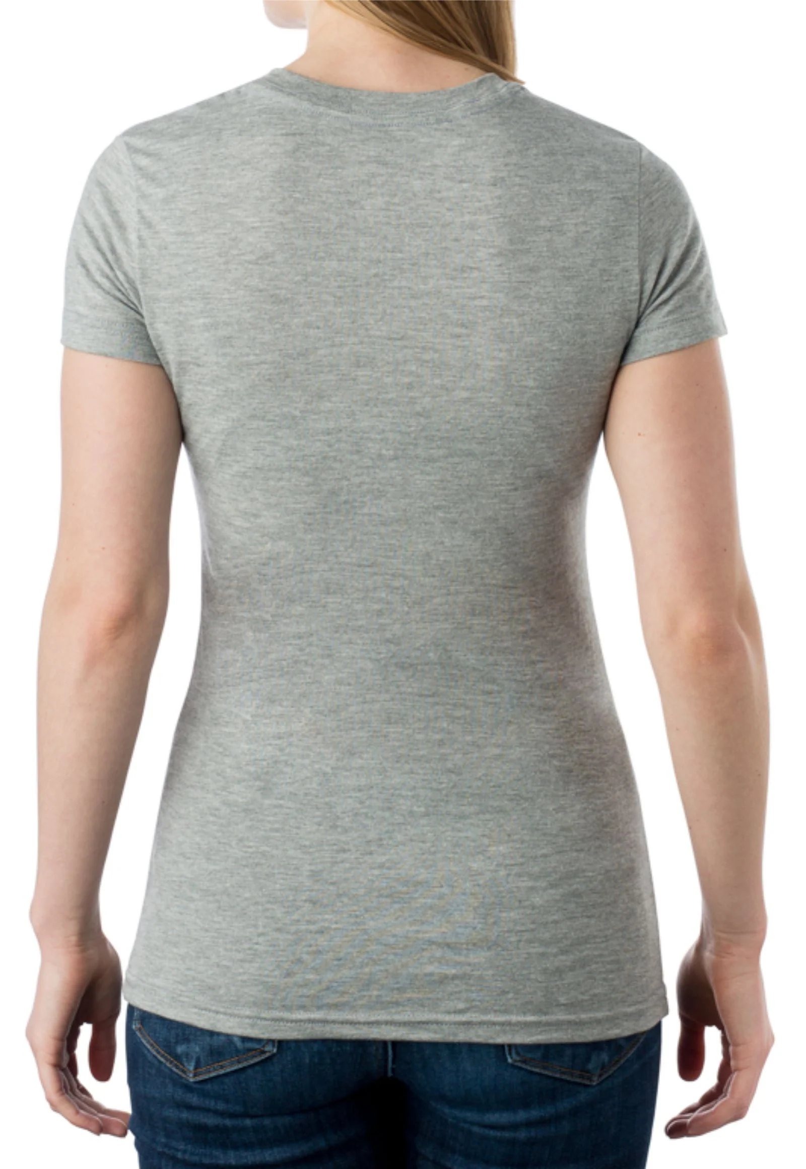 Women's Basic Short Sleeve V-Neck T-Shirt - Image 14