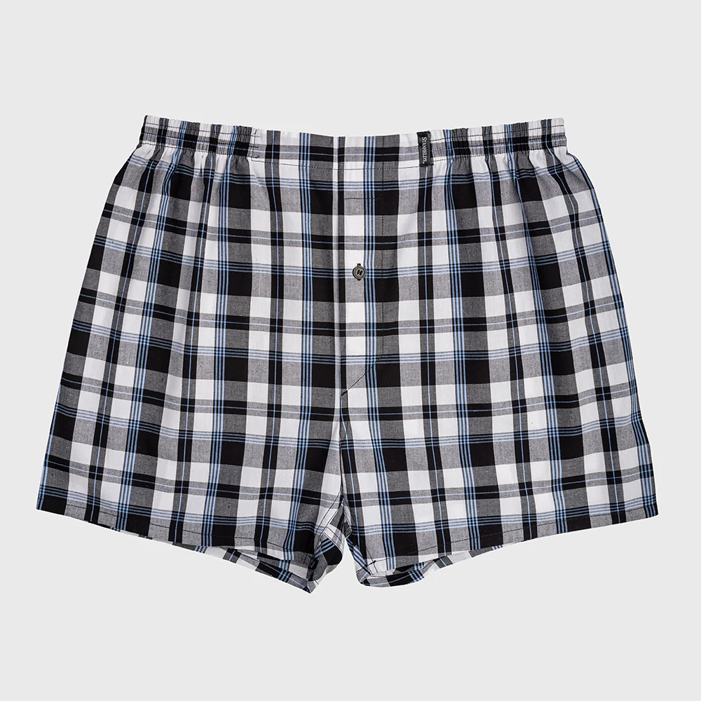 Cotton Woven Plaid Boxer Short - Image 3