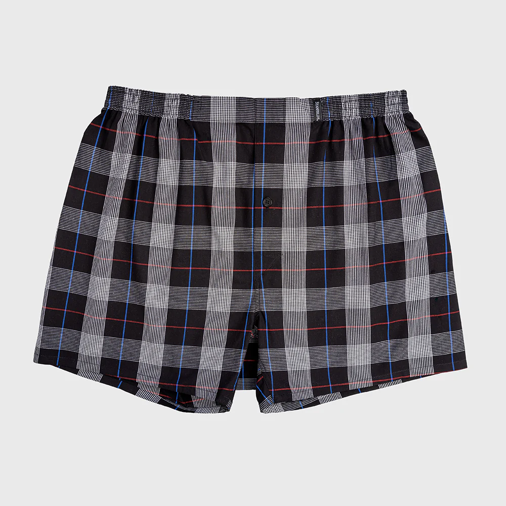 Cotton Woven Plaid Boxer Short - Image 7