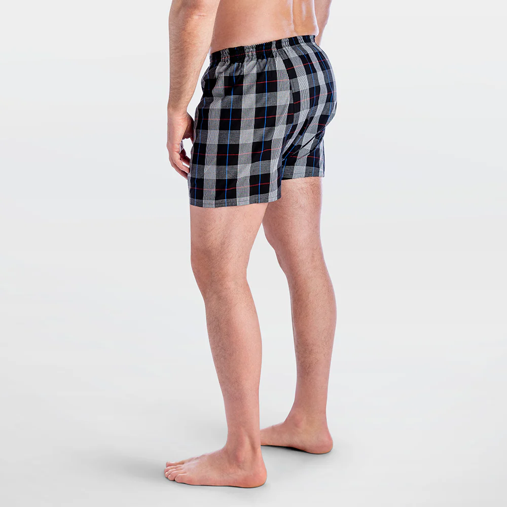 Cotton Woven Plaid Boxer Short - Image 8